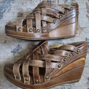 Womens Bed Stu Gina Wedge Size 7.5/8